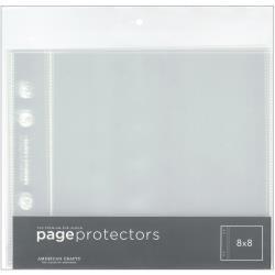 American Crafts Page Protectors Top-Loading 8