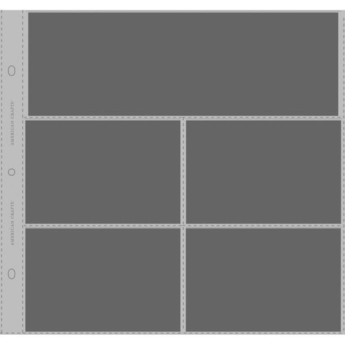 American Crafts Top-Loading Page Protectors 12