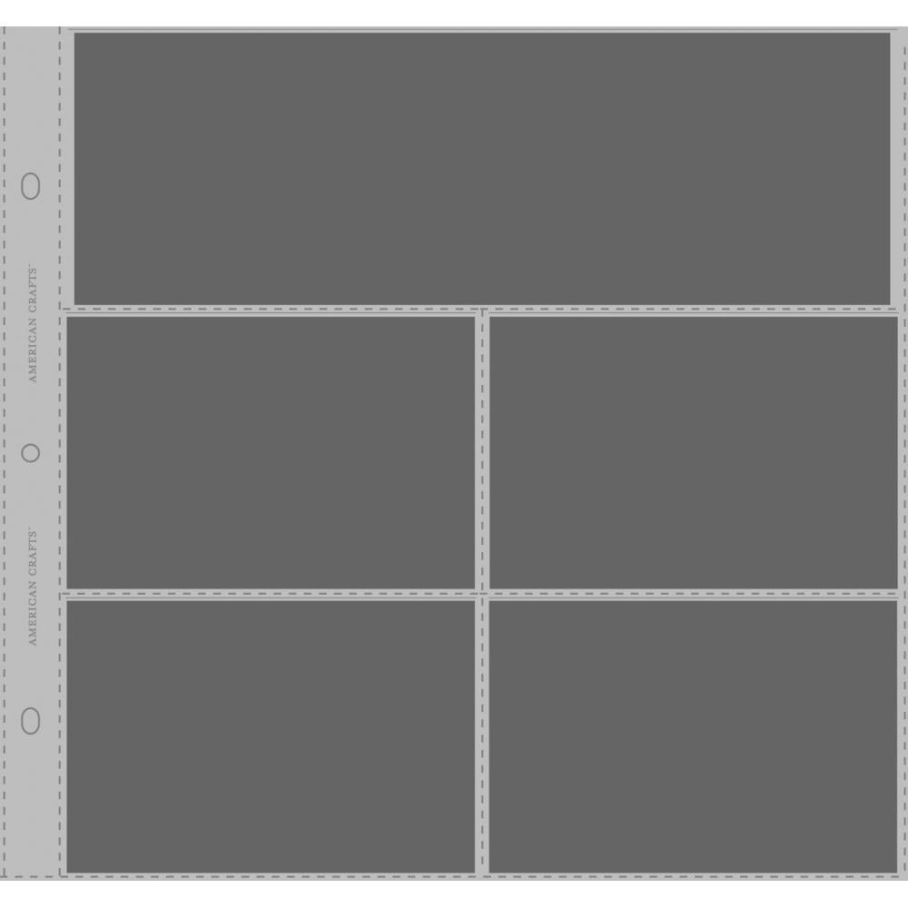 American Crafts Top-Loading Page Protectors 12