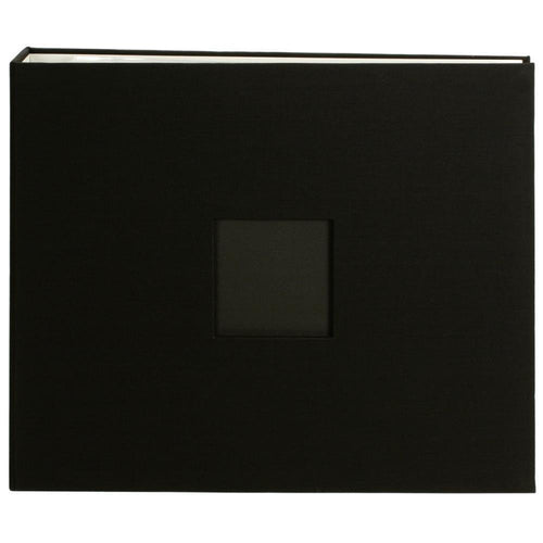 American Crafts Cloth D-Ring 12X12 inch Album - Black