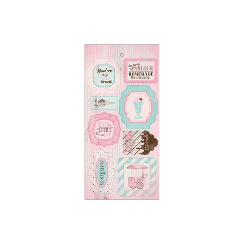 Authentique - Sweetness Components Cardstock Die-Cuts 6
