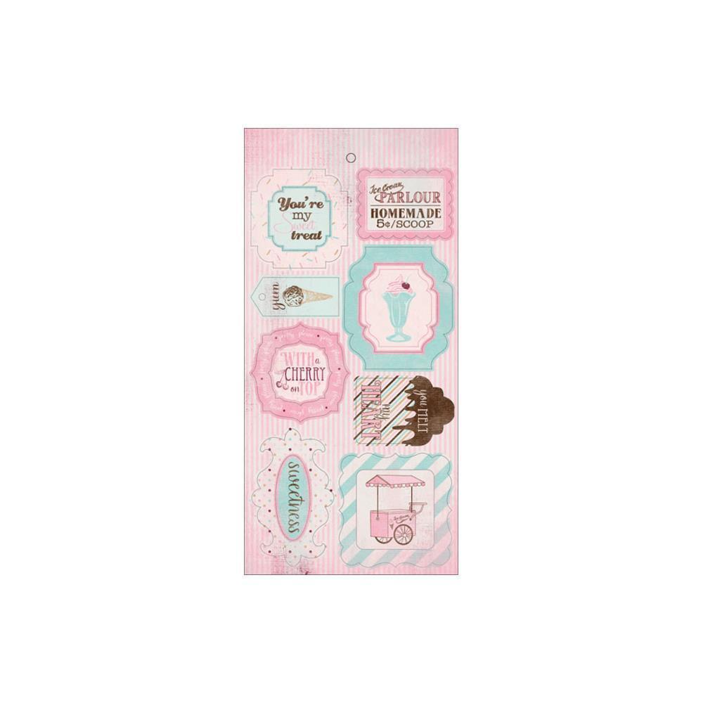 Authentique - Sweetness Components Cardstock Die-Cuts 6
