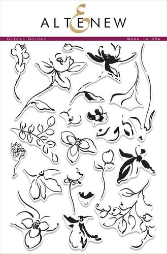 Altenew Large Clear Stamps Set - Golden Garden