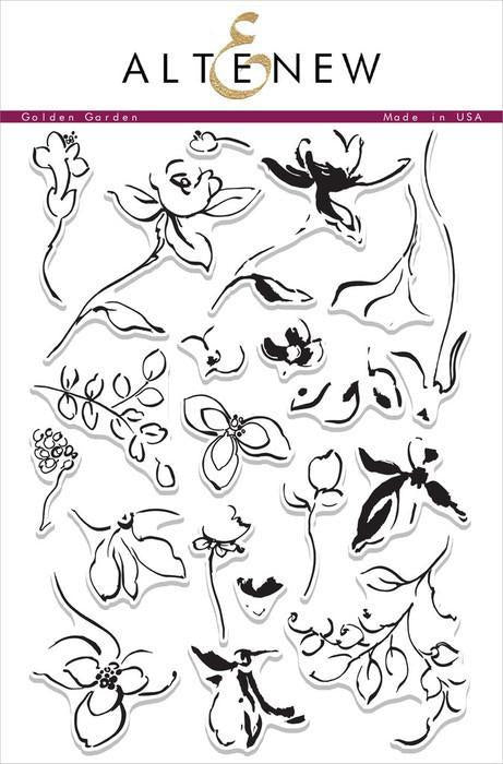 Altenew Large Clear Stamps Set - Golden Garden