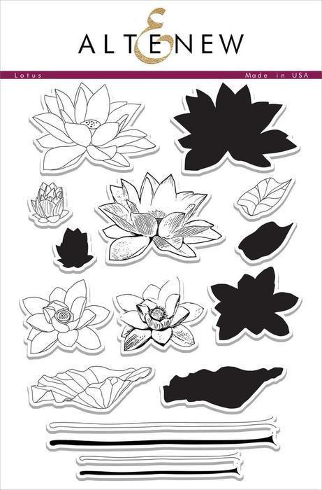 Altenew Clear Stamps - Lotus