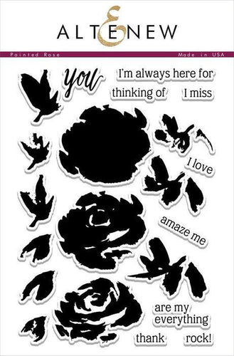 Altenew Clear Stamps - Painted Rose