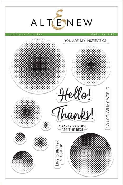 Altenew Clear Stamps - Halftone Circles