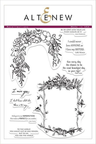 Altenew Clear Stamps - Recollections