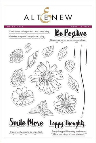 Altenew Clear Stamps - Smile More