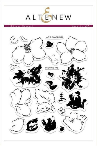 Altenew Clear Stamps - Hibiscus Bouquet