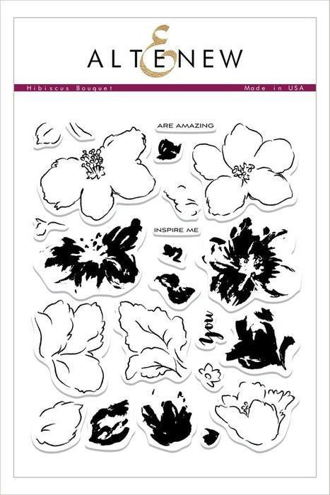 Altenew Clear Stamps - Hibiscus Bouquet
