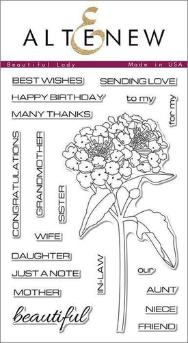 Altenew Clear Stamps - Beautiful Lady