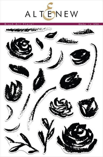 Altenew Clear Stamps - Brush Art Floral