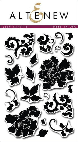 Altenew Clear Stamps - Lacy Scrolls