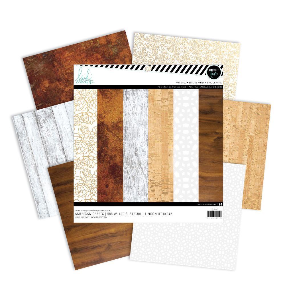 American Crafts Heidi Swapp Marquee Love Gold Foil Paper Pad