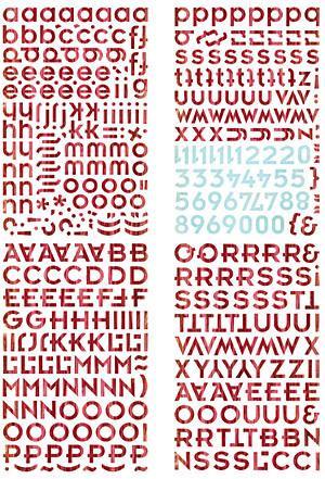 BasicGrey - Eskimo Kisses - Chip Sticker ABC