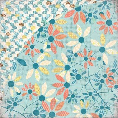 BasicGrey - Hopscotch - Double Dutch 12x12 d/sided paper (pack of 10)