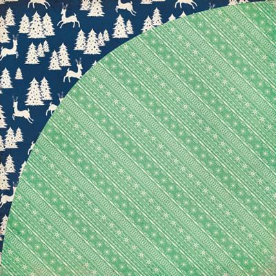 BasicGrey - 25th & Pine - Sleigh Bell Trail 12x12 d/sided paper (pack of 10)