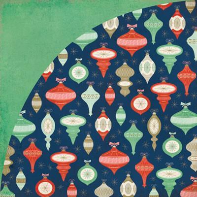 BasicGrey - 25th & Pine - Ornament Square 12x12 d/sided paper (pack of 10)