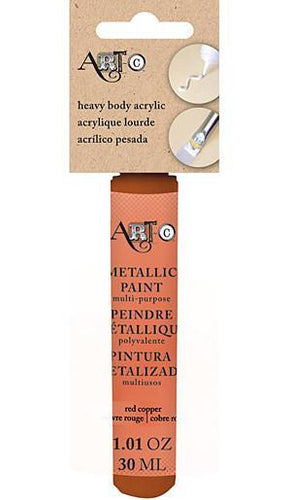 Art-C Heavy Body Acrylic Paint 30ml - Metallic Red Copper
