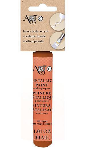 Art-C Heavy Body Acrylic Paint 30ml - Metallic Red Copper