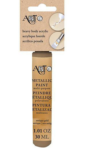 Art-C Heavy Body Acrylic Paint 30ml - Metallic Antique Gold