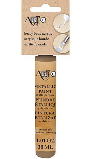Art-C Heavy Body Acrylic Paint 30ml - Metallic Antique Gold