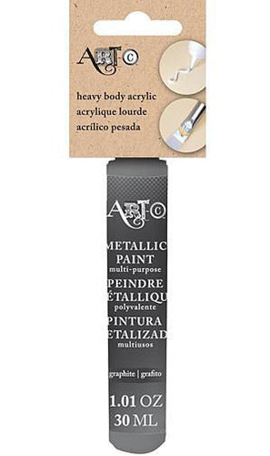 Art-C Heavy Body Acrylic Paint 30ml - Metallic Graphite