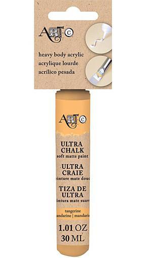 Art-C Heavy Body Ultra Chalk Acrylic Paint 30ml - Tangerine