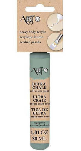Art-C Heavy Body Ultra Chalk Acrylic Paint 30ml - Sage Green