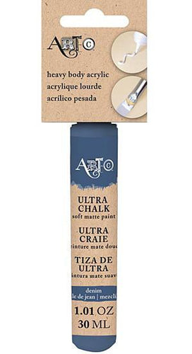 Art-C Heavy Body Ultra Chalk Acrylic Paint 30ml - Denim