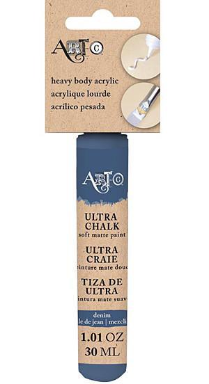 Art-C Heavy Body Ultra Chalk Acrylic Paint 30ml - Denim