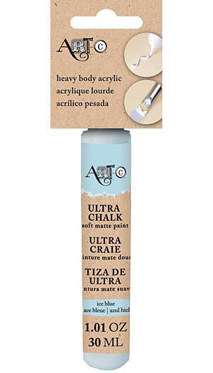 Art-C Heavy Body Ultra Chalk Acrylic Paint 30ml - Ice Blue