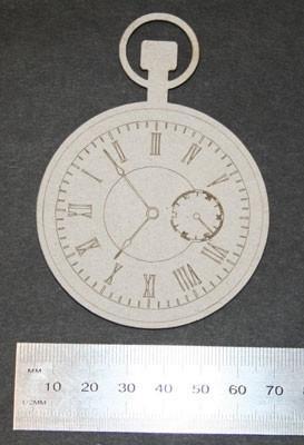 2 Crafty Chipboard - Fob Clock *