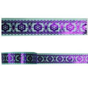 Amazing Value Washi Tape - Metallic Purple Embroidery Pattern design