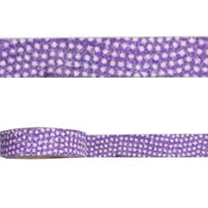 Amazing Value Washi Tape - Purple Washi with White Dot Design