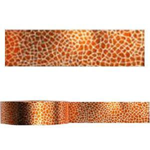 Amazing Value Foil Washi Tape - Orange Metallic Dot Design