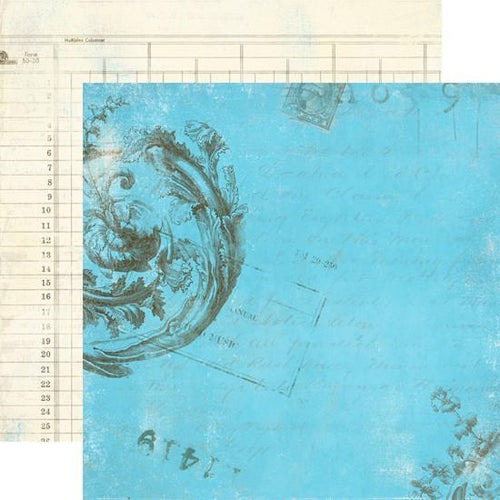 Authentique - Itinerary- 12X12 D/Sided Paper     (Pack Of 10)