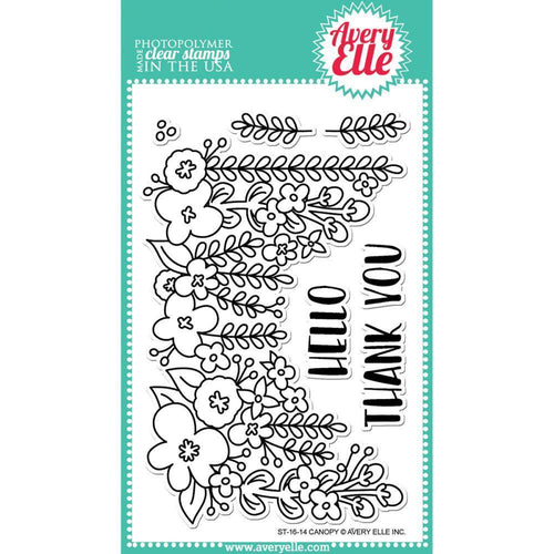 Avery Elle Clear Stamp Set 4X6 inch - Canopy