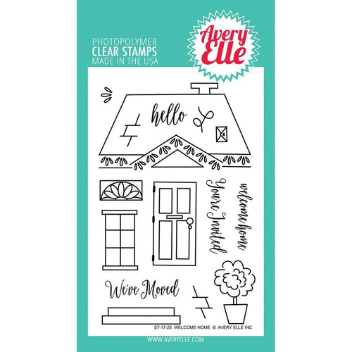 Avery Elle Clear Stamp Set 4X6 inch - Welcome Home