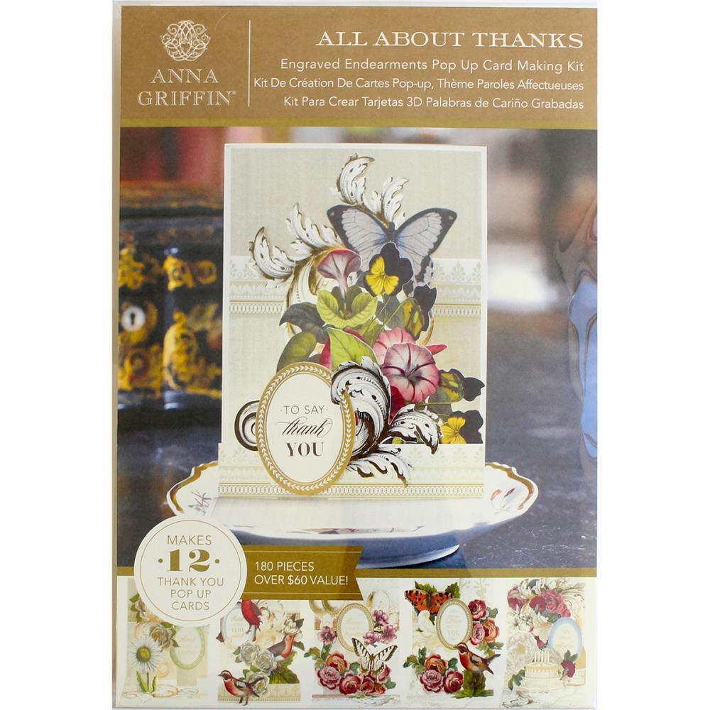 Anna Griffin Cardmaking Kits - Makes 12 cards - Engraved Endearments