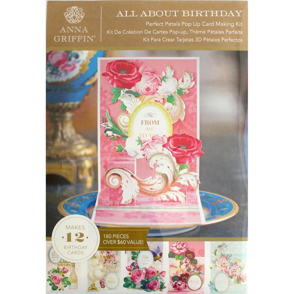 Anna Griffin Cardmaking Kits - Makes 12 cards - Perfect Petals
