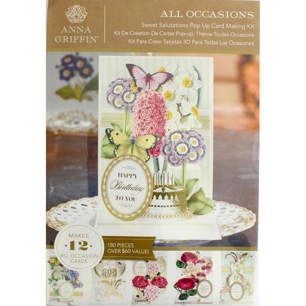 Anna Griffin Cardmaking Kits - Makes 12 cards - Sweet Salutations