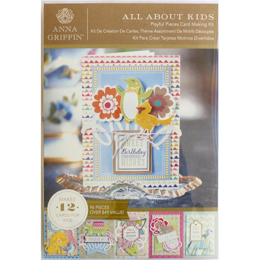 Anna Griffin Cardmaking Kits - Makes 12 cards - Playful Pieces