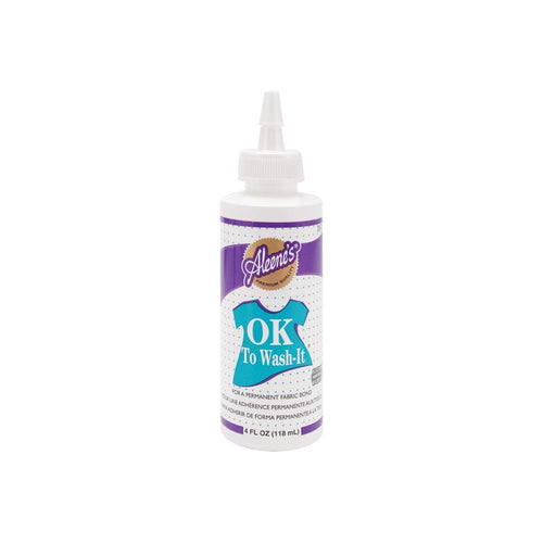Aleenes OK To Wash-It Fabric Glue 4oz