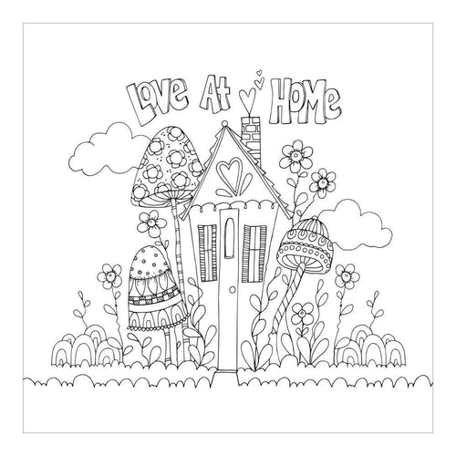 ArtPlay Paintables Watercolor Paper 12 inch X12 inch - Love At Home