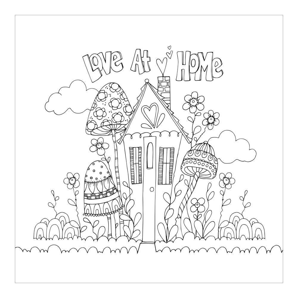 ArtPlay Paintables Watercolor Paper 12 inch X12 inch - Love At Home