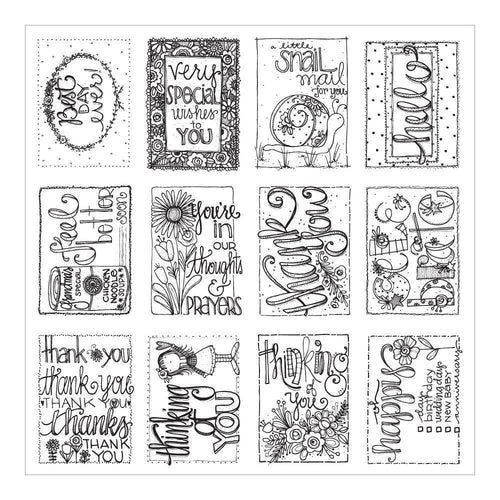 ArtPlay Paintables Watercolor Paper 12 inch X12 inch - Occasions