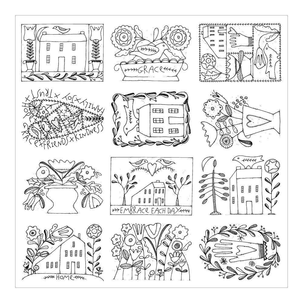 ArtPlay Paintables Watercolor Paper 12 inch X12 inch - Embrace