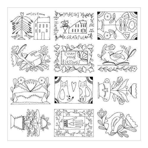 ArtPlay Paintables Watercolor Paper 12 inch X12 inch - Be Grateful